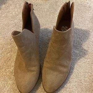 Size 8 women’s SO booties